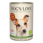 Dog's Love 100 % BIO Organic konzerva za pse, goveje meso, 400 g
