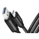 AXAGON kabel, USB-C na USB-A 3.2, 1 m, črn (BUCM3-AM10AB)