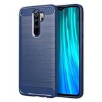 Ovitek Carbon Shield TPU za Xiaomi Redmi Note 8 Pro - Temno modra KP29560