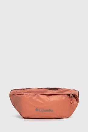 Opasna torbica Columbia roza barva - roza. Srednje velika pasna torbica iz kolekcije Columbia. na zapenjanje