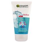 Garnier Skin Naturals Pure Active čistilni gel s pilingom in masko 3 v 1 proti mozoljem, 150 ml
