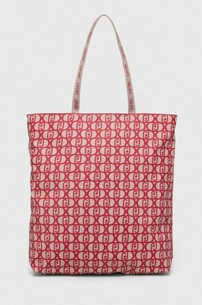 Torbica Liu Jo rdeča barva - rdeča. Velika torbica iz kolekcije Liu Jo. Model na zapenjanje