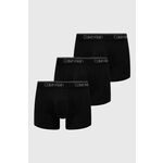 Boksarice Calvin Klein Underwear 3-pack moški, črna barva - črna. Boksarice iz kolekcije Calvin Klein Underwear. Model izdelan iz gladke, elastične, udobne pletenine.