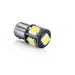 WEBHIDDENBRAND M-LINE žarnica LED 12V R5W BA15S 5xSMD 5050, CANBUS, bela, par