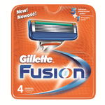 Gillette Fusion nadomestne britvice 4 ks za moške