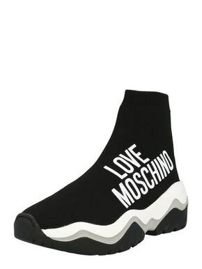 Superge Love Moschino Sneakerd Roller 45 črna barva