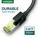 Ugreen NW150 pleteni omrežni kabel, Ethernet RJ45, Cat.7, F/FTP, 2 m (črn)