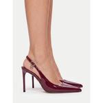 Čevlji z visoko peto Nine West EO-TS6384-01 Bordo rdeča