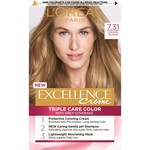 Loreal Paris barva za lase Excellence, 7.31 Caramel Blonde