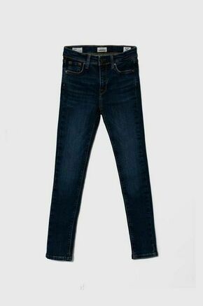 Kavbojke Pepe Jeans - mornarsko modra. Otroški kavbojke iz kolekcije Pepe Jeans. Model izdelan iz elastičnega jeansa.