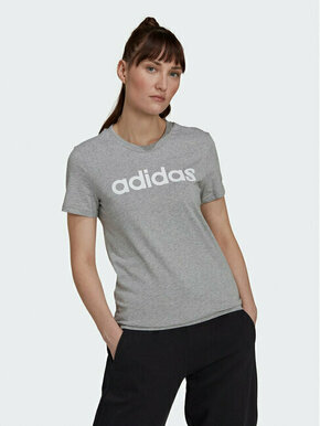 Adidas Majica Essentials Logo HL2053 Siva Slim Fit