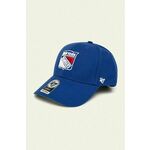 47brand kapa MLB New York Rangers - modra. Kapa s šiltom vrste baseball iz kolekcije 47brand. Model izdelan iz tkanine z nalepko.