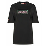 Hunter Majica Abele UNISEX HARU0007251 Črna Regular Fit