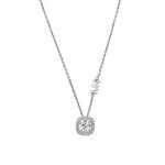 Srebrna ogrlica Michael Kors - srebrna. Ogrlica iz kolekcije Michael Kors. Model z okrasnimi elementi, izdelan iz srebra.