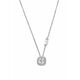 Srebrna ogrlica Michael Kors - srebrna. Ogrlica iz kolekcije Michael Kors. Model z okrasnimi elementi, izdelan iz srebra.