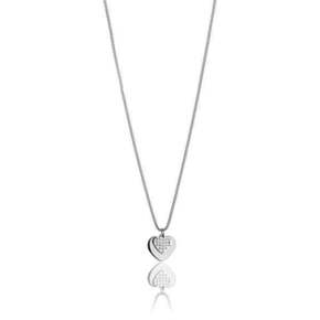 Victoria&nbsp;Walls&nbsp;NY Romantična jeklena ogrlica s kristali VN1093S