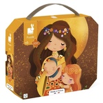 Janod Art sestavljanka za otroke v kovčku Klimt 100 kos