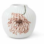 Vaza iz belega porcelana Kähler Design Poppy, višina 13 cm