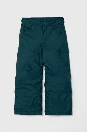 Otroške hlače Columbia zelena barva - zelena. Hlače iz kolekcije Columbia. Model izdelan iz enobarvnega materiala.