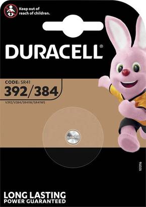 Duracell 1x Gumbna Baterija D 384 392 G3 SR41
