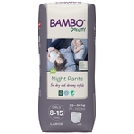 BAMBO Dreamy Night Pants Pleničke hlačke za enkratno uporabo za dekleta 8-15 let (35-50 kg) 10 kos