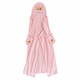 Rožnata otroška odeja s kapuco iz mikroflanele 100x120 cm Ariel – douceur d'intérieur
