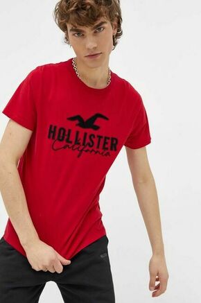 Bombažna kratka majica Hollister Co. moški