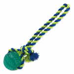 WEBHIDDENBRAND Igrača DOG FANTASY DENTAL MINT žogica za metanje z vrvjo zelena 7 x 30 cm