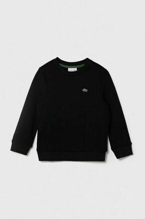 Otroški pulover Lacoste črna barva - črna. Otroški pulover iz kolekcije Lacoste