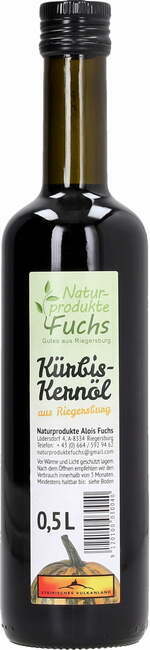 Naturprodukte Fuchs Bučno olje - 500 ml