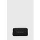 Denarnica Love Moschino ženski, črna barva - črna. Velika denarnica iz kolekcije Love Moschino. Model izdelan iz ekološkega usnja. Lahek in udoben model, idealen za vsakodnevno nošenje.