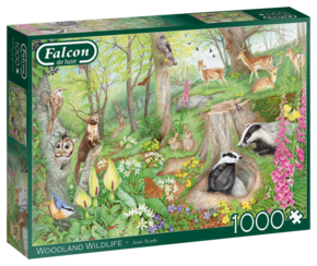 WEBHIDDENBRAND FALCON Puzzle Življenje v gozdu 1000 kosov