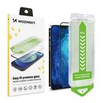 WOZINSKY 9H kaljeno steklo z montažnim okvirjem za iPhone 14 Plus Premium Glass črno