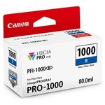 CANON PFI-1000 (0555C001), originalna kartuša, modra, 4875 strani, Za tiskalnik: CANON PIXMA PRO-1000, CANON IMAGEPROGRAF PRO-1000