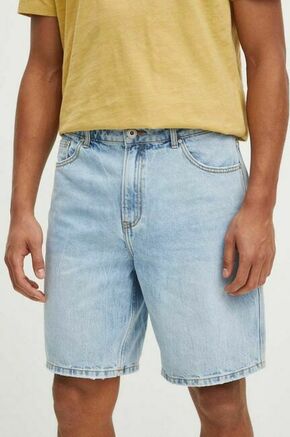 Bombažne kratke hlače iz jeansa Medicine moški - modra. Kratke hlače iz kolekcije Medicine. Model izdelan iz spranega jeansa.
