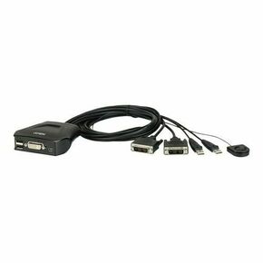 Aten 2-portni DVI KVM USB mini