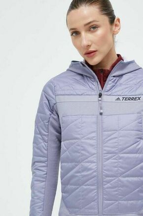 Športna jakna adidas TERREX Multi Primegreen Hybrid - modra. Športna jakna iz kolekcije adidas TERREX. Delno podložen model