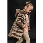 Otroška jakna Mayoral bež barva - bež. Otroški jakna iz kolekcije Mayoral. Podložen model, izdelan iz vzorčaste tkanine.