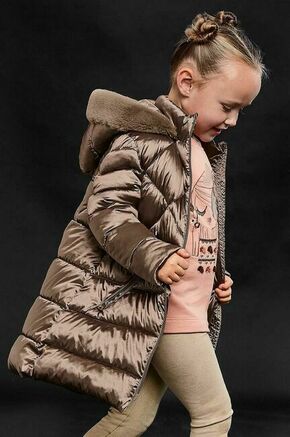 Otroška jakna Mayoral bež barva - bež. Otroški jakna iz kolekcije Mayoral. Podložen model