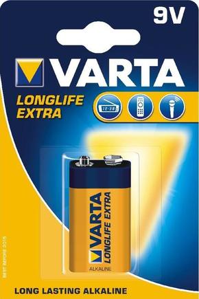 Alkalna baterija Varta Longlife 6LR61 E 9V