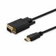 SAVIO savio cl-103 video kabelski adapter 1,8 m hdmi tip a (standard) vga (d-sub) črn