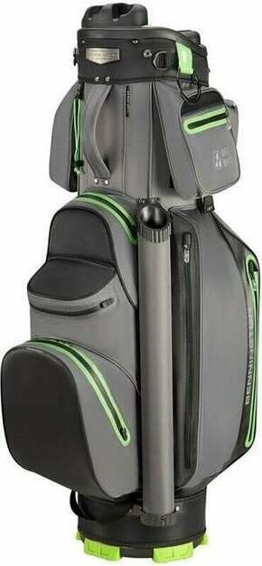 Bennington SEL QO 9 Select 360° Water Resistant Charcoal/Black/Lime Golf torba Cart Bag