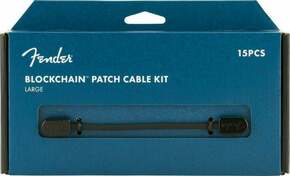 Fender Blockchain Patch Cable Kit LRG Črna Kotni - Kotni