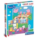 WEBHIDDENBRAND CLEMENTONI Peppa Pig Puzzle 2x60 kosov