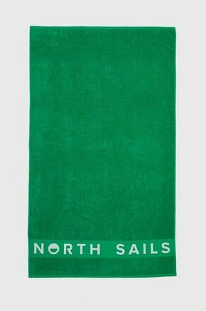 Bombažna brisača North Sails 98 x 172 cm zelena barva