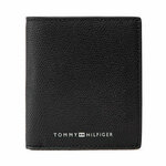 Tommy Hilfiger Velika moška denarnica Business Leaher Trifold AM0AM10245 Črna