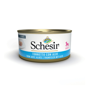 Schesir Konzerva Puppy tuna + aloja - 150 g