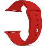 4wrist Silicone band for Apple Watch - Red 42/44 mm - M/L