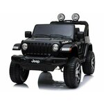 BABYCAR 12V Jeep WRANGLER RUBICON črn - otroški električni a