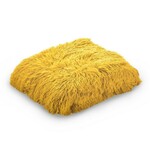 Vitapur Fluffy dekorativna odeja, 130x200, rumena